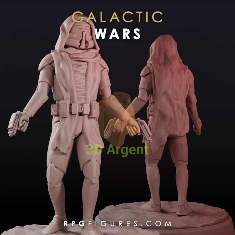 Commander Keller Legion Scale Compatible Resin Miniature Wargame