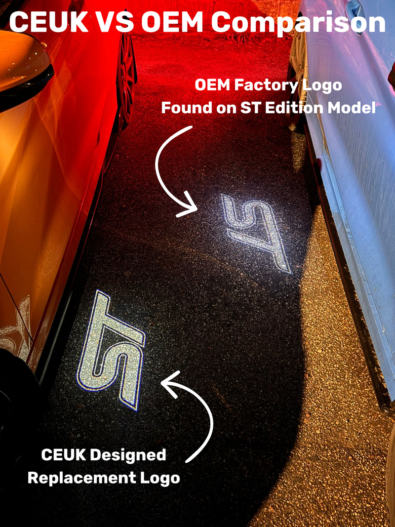 Ford Puma MK2 / MK2.5 - ST Logo Projector Puddle Light Replacement Units (Multiple Colours) 2020-Present