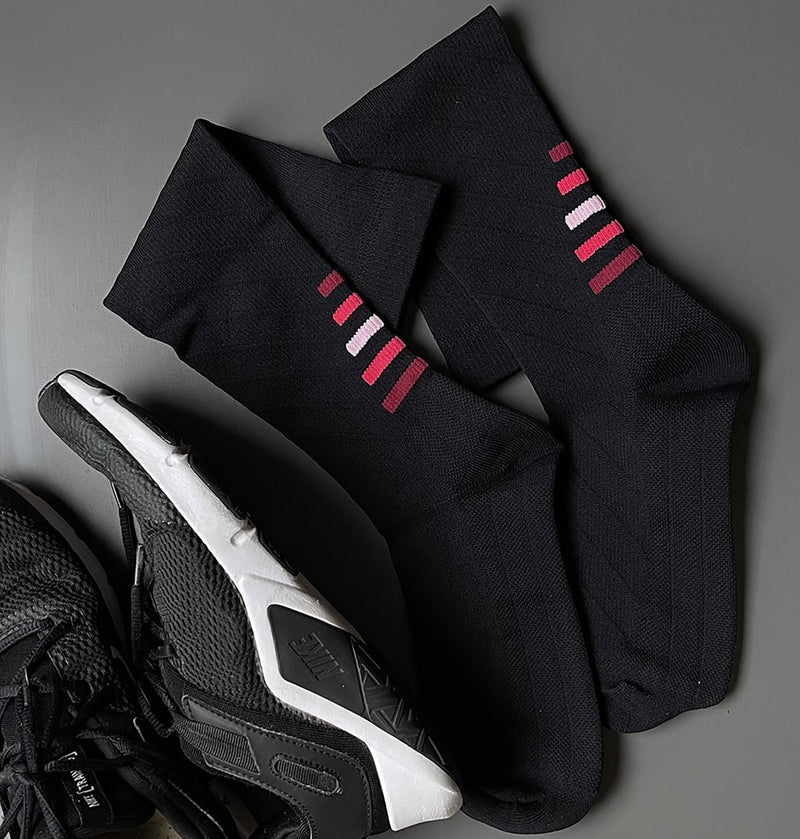 Compression Socks for Women & Men (20-30 mmHg), Knee-High Flight Socks