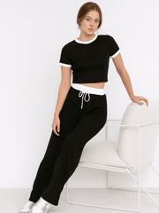 Contrast Trouser Set - InStock