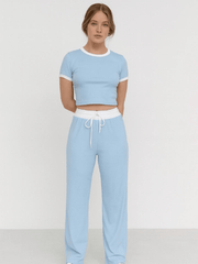Contrast Trouser Set - InStock