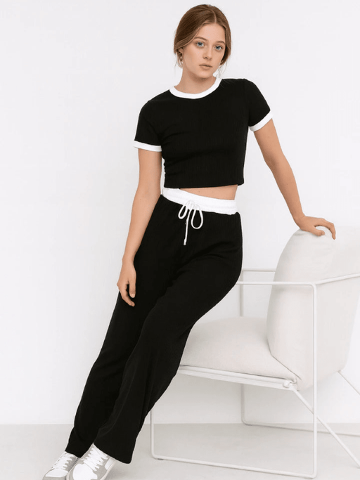 Contrast Trouser Set - InStock