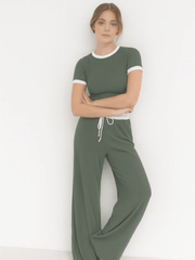 Contrast Trouser Set - InStock