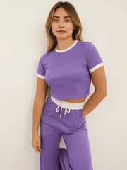Contrast Trouser Set - InStock