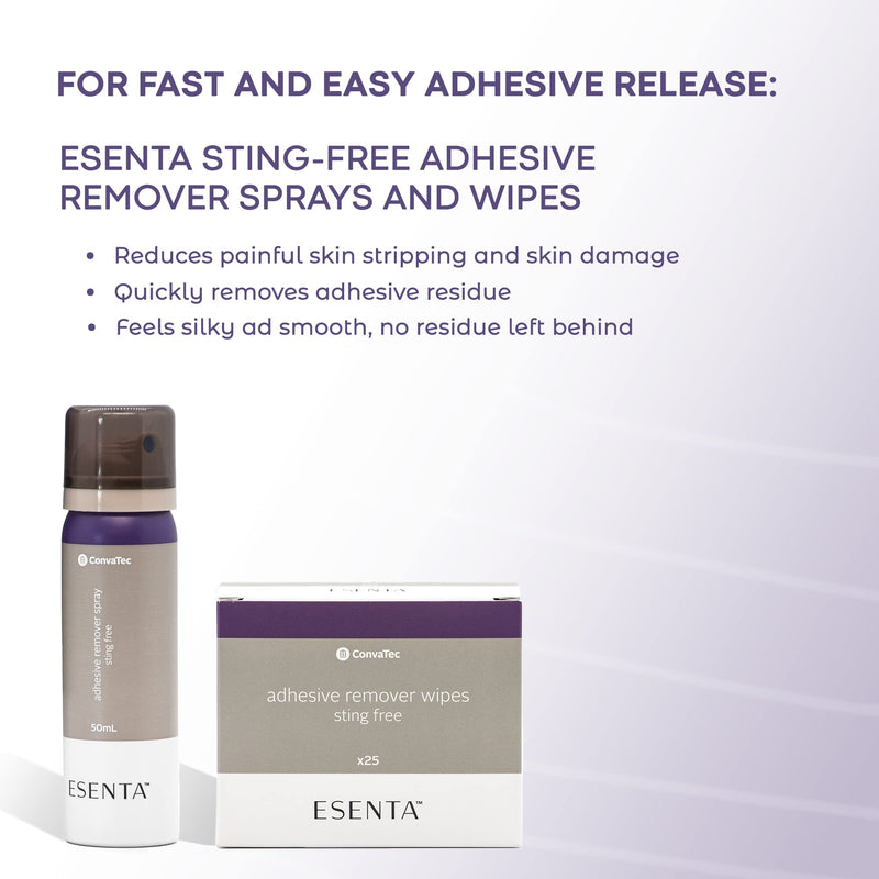 ConvaTec ESENTA Adhesive Remover Spray – Sting-Free, Alcohol-Free, 50 mL (Case of 12)