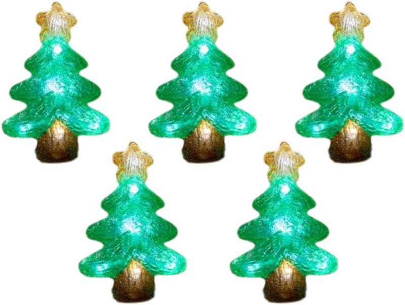 50 LED Cool White Christmas String Lights with Auto Timer