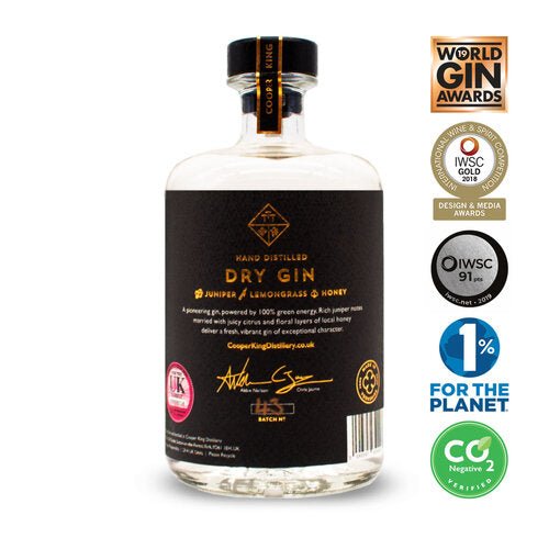 Cooper King Distillery Dry Gin, 70cl