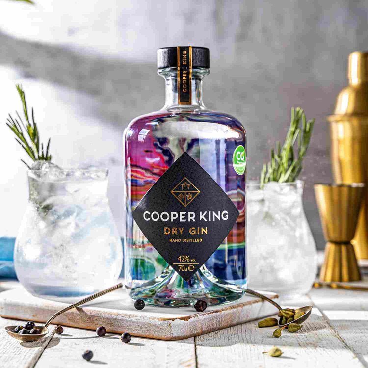 Cooper King Distillery Dry Gin, 70cl