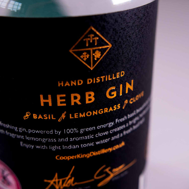 Cooper King Distillery Herb Gin, 70cl