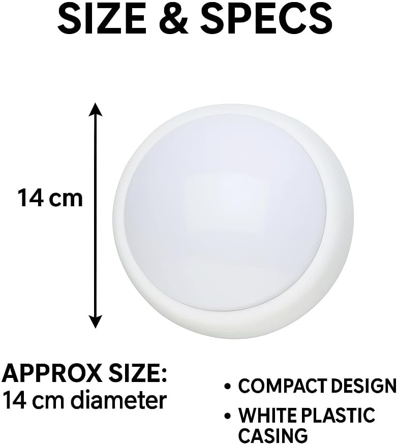 Battery Operated LED Push Light for Cupboards & Wardrobes
