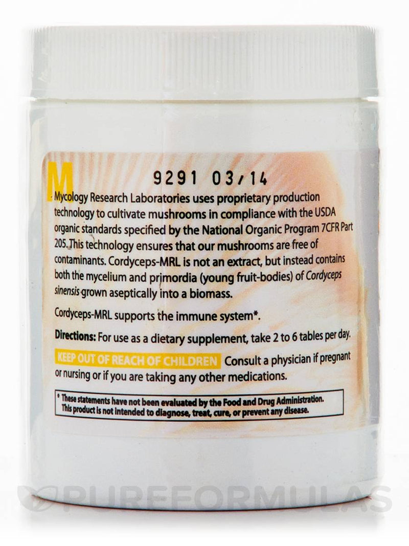 Cordyceps Sinensis-MRL 500 mg – 90 Tablets | Mycology Research Laboratories