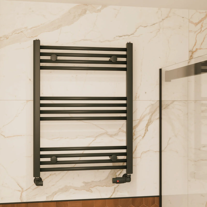 Lorella Towel Rail 800 x 500 Black