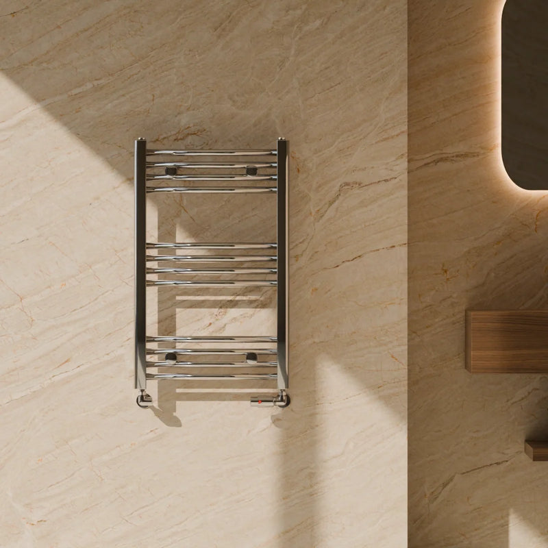 Lorella Towel Rail 800 x 500 Chrome