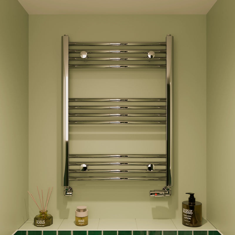 Lorella Towel Rail 800 x 500 Chrome