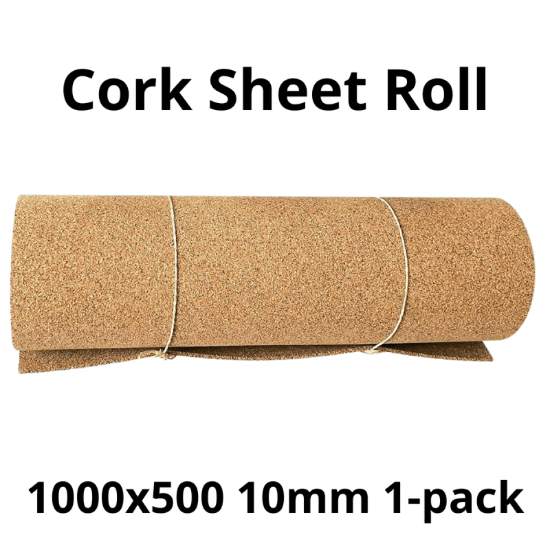 Cork Sheet Roll - 1000x500mm - 10mm - Decor and DIY - Pack of 1 - InStock