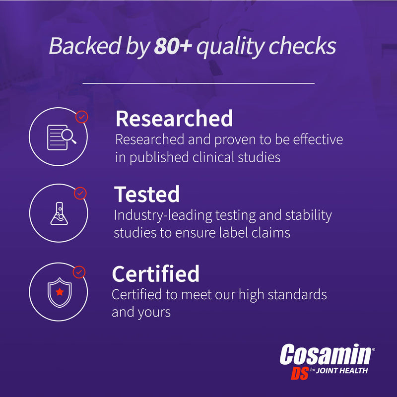 Cosamin DS Joint Health – Glucosamine & Chondroitin – Nutramax 150 Caplets