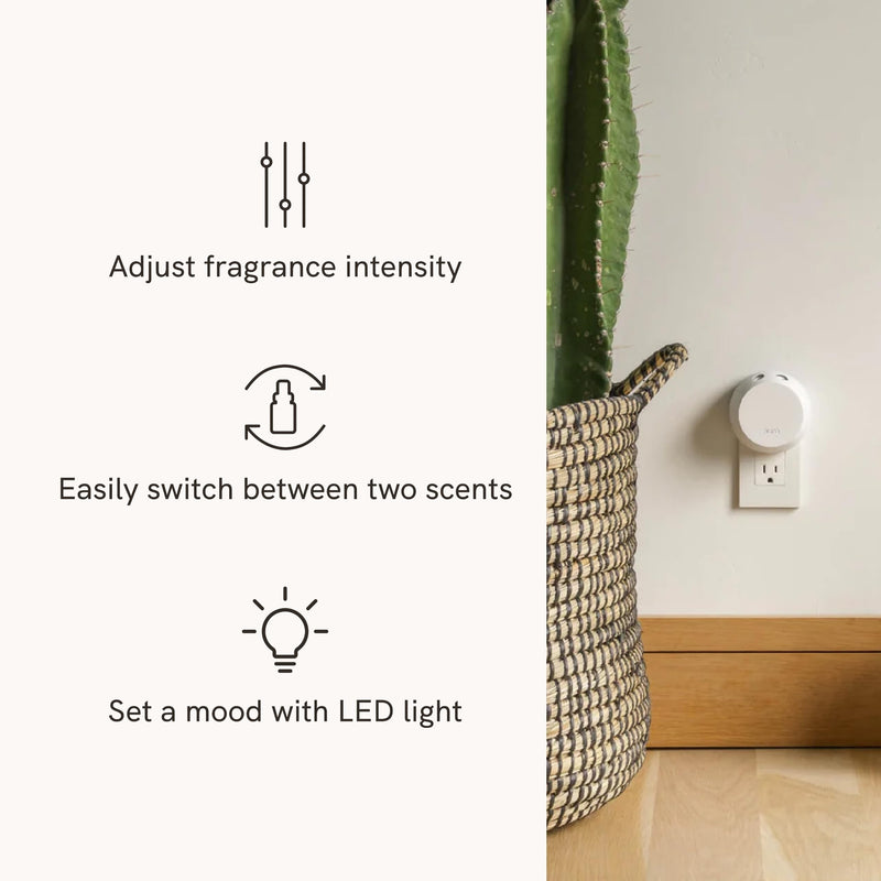Pura Smart Home Fragrance Device Starter Set – Pura 4 with Milk & Cotton Refills