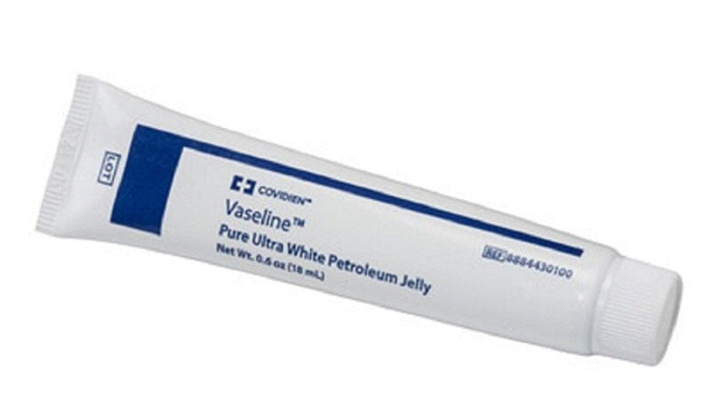 Covidien Vaseline Pure Ultra White Petroleum Jelly – 1 oz Tube | Emollient Ointment Base