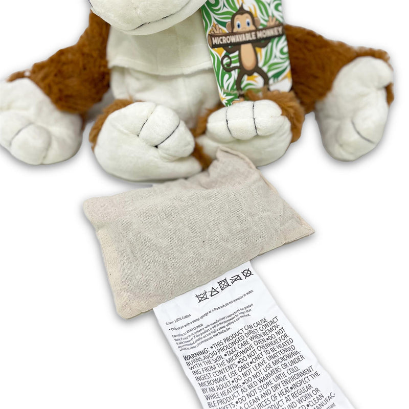 Cozy Creatures Microwavable Plush Soft Toy Monkey