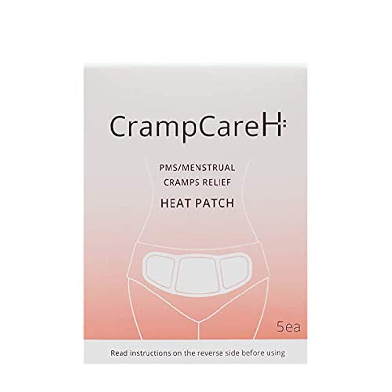 CrampCareH 5-Patch PMS Heat Patch with Wide Wings – FDA-Registered