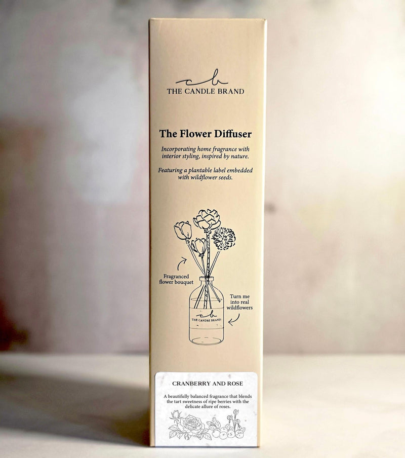 Cranberry and Rose Flower Diffuser