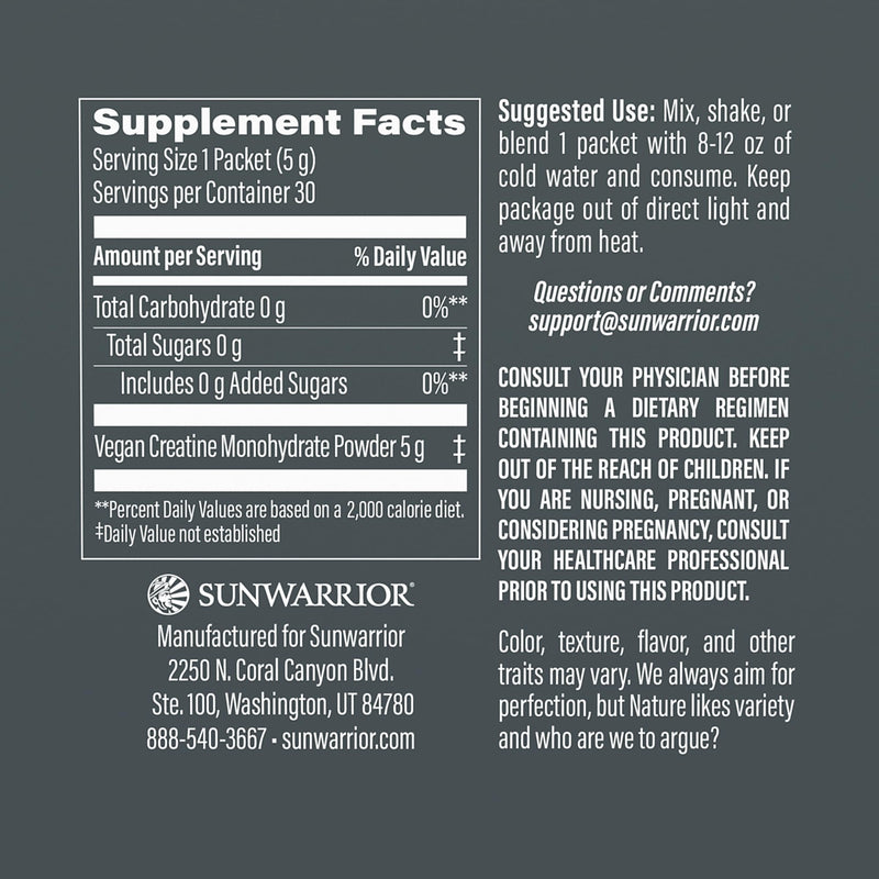 Creatine Monohydrate Powder – Micronized, Vegan & Keto | 30 Servings