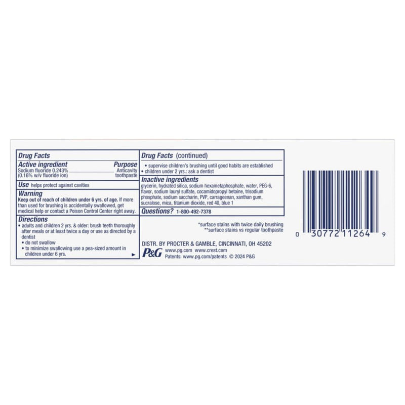Crest 3D White Brilliance Luminous Purple Toothpaste – Bulk Pack 3x4.6 oz