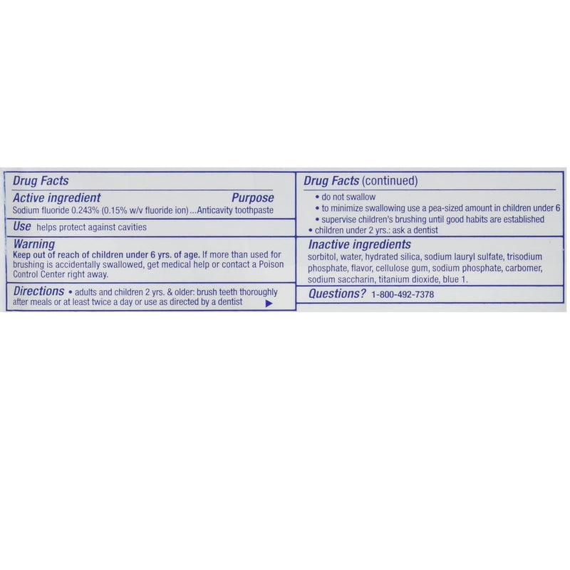 Crest Cavity Protection Toothpaste, Regular 8.2 oz (Pack of 2)