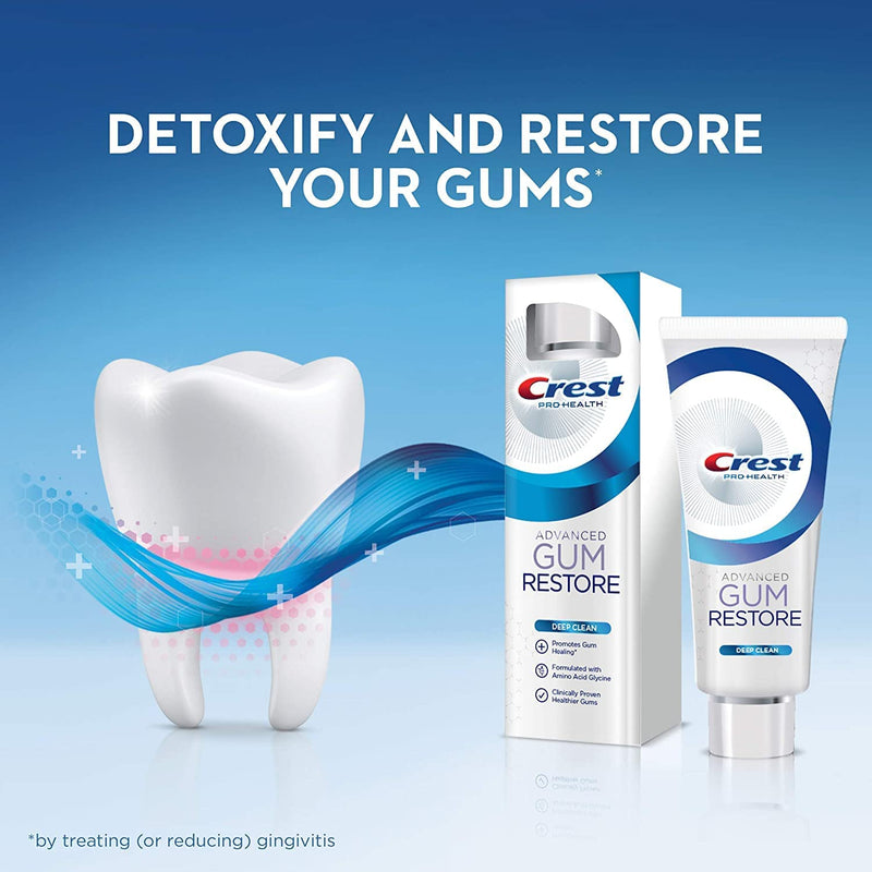 Crest Pro-Health Advanced Gum Restore Deep Clean Toothpaste 3.7 oz Pack of 3