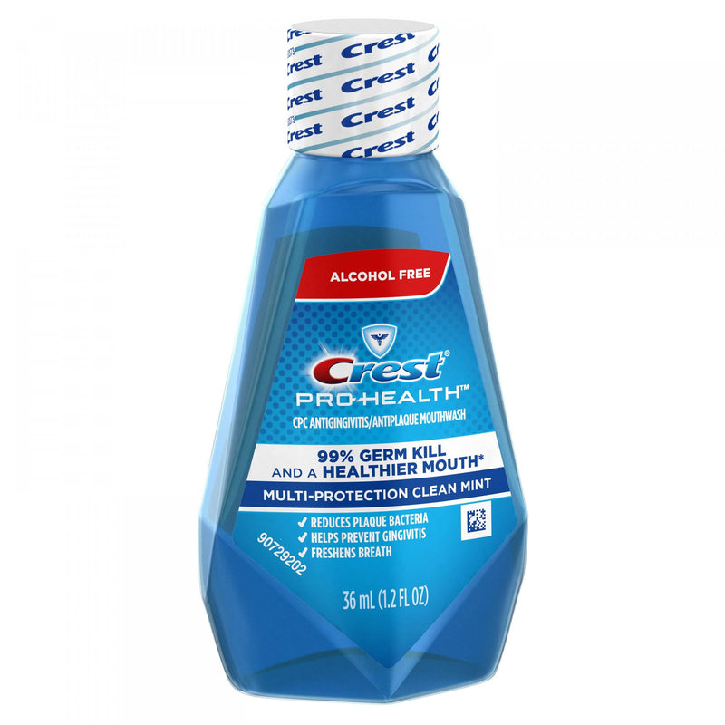 Crest Pro-Health Mouthwash Alcohol Free Clean Mint 1.22 oz – Pack of 48