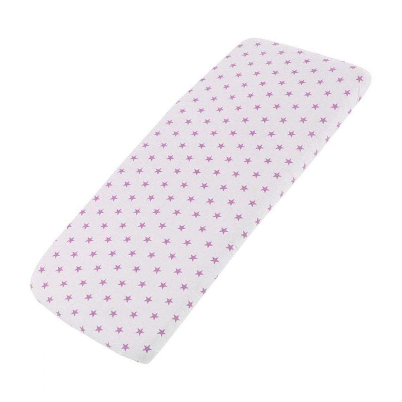 Crib Jersey Fitted Sheets 100% Cotton 40x90cm - Pack Of 2 - Fits All Models