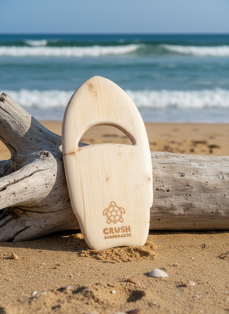The Glide - handcrafted handplane designed for bodysurfers