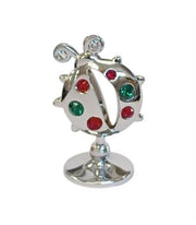 Crystocraft Small Freestanding Multicoloured Ladybird Crystals Ornament Swarovski U0397-204-CMX - InStock