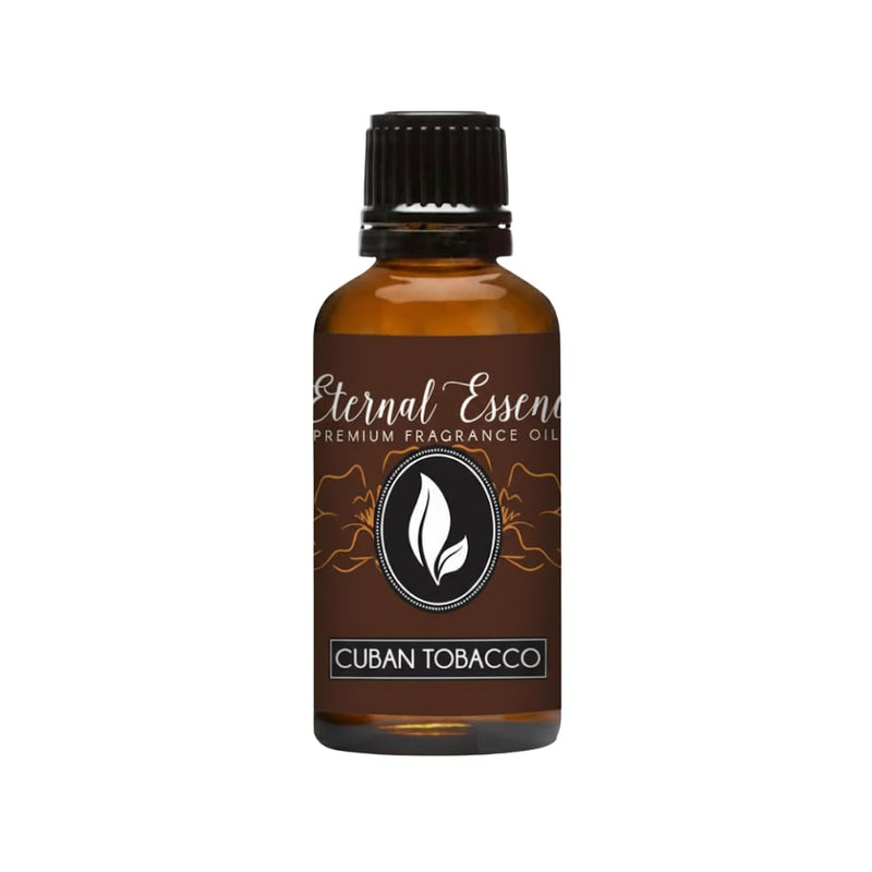 Cuban Tobacco Fragrance Oil 30ml – Warm Spice, Vanilla & Amber Woods | Eternal Essence Oils