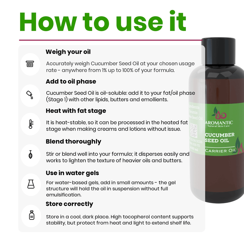 Cucumber Seed Oil