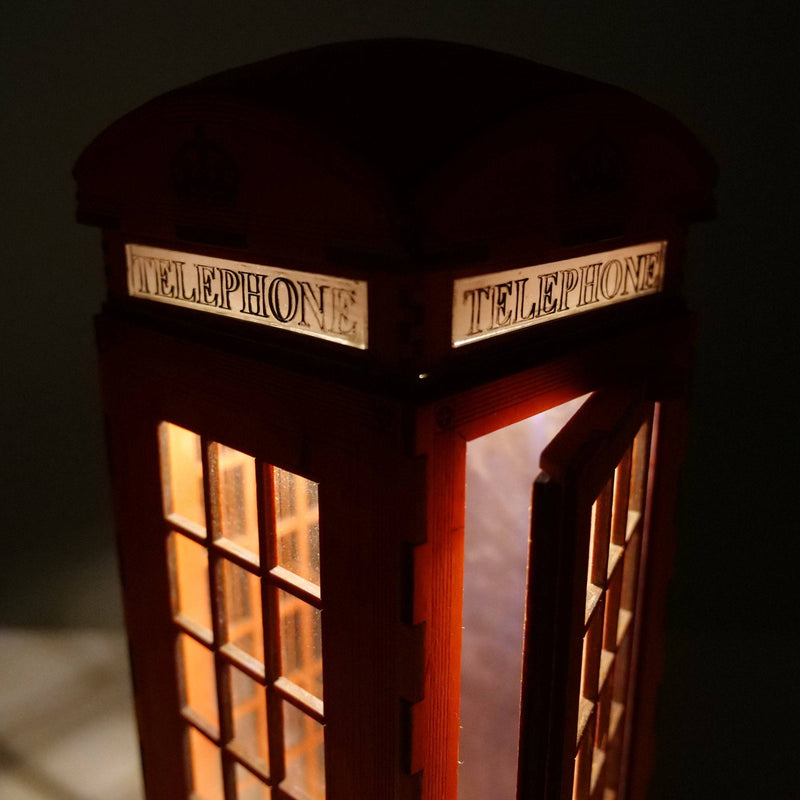 Telephone Box Lamp - Flatpack Model Kit