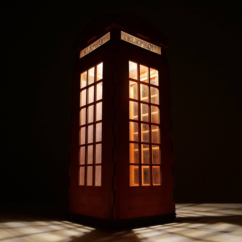Telephone Box Lamp - Flatpack Model Kit