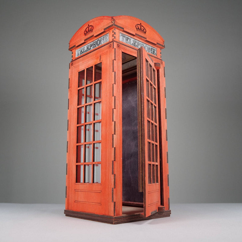 Telephone Box Lamp - Flatpack Model Kit
