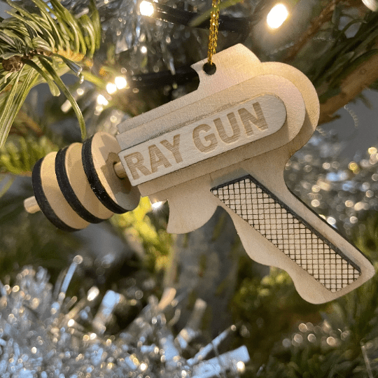 Ray Gun Bauble - Flatpack Model Kit
