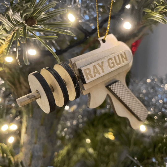 Ray Gun Bauble - Flatpack Model Kit