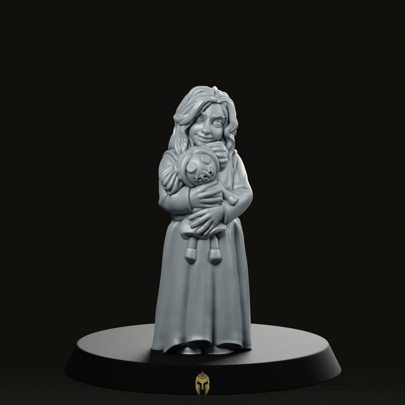 Cute Child Fantasy Miniature Creepy Doll NPC