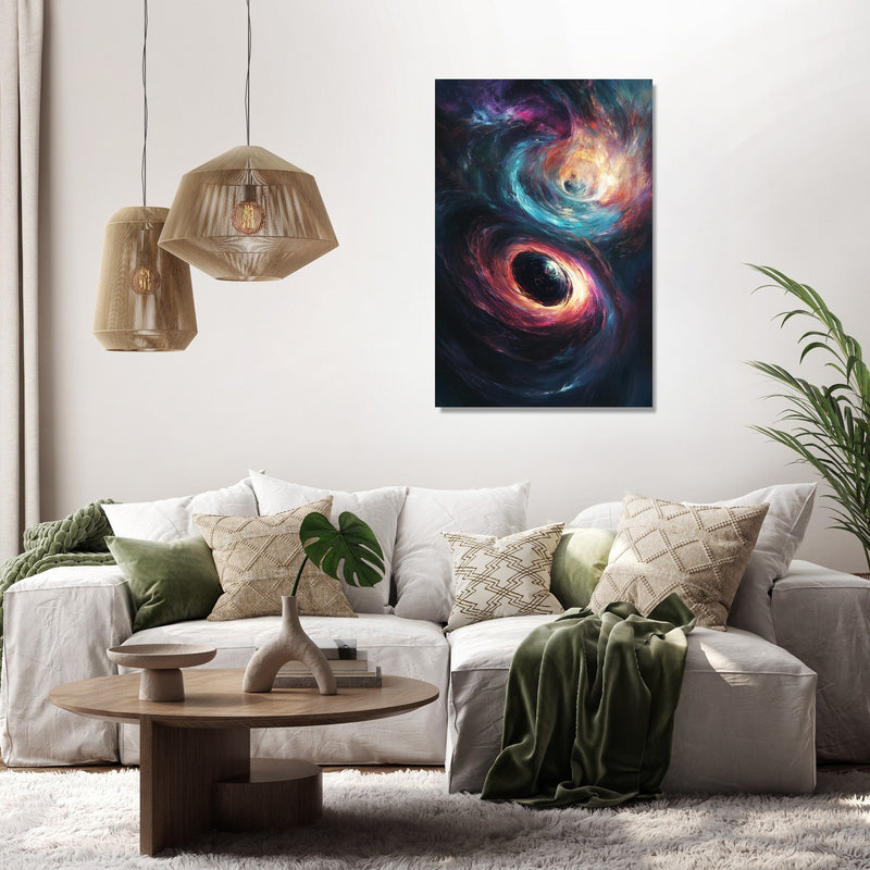 Cosmic Vortex Canvas
