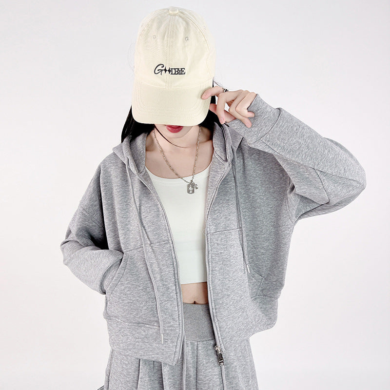 Korean-style Loose-fitting, Figure-flattering Casual Jacketversatile Top