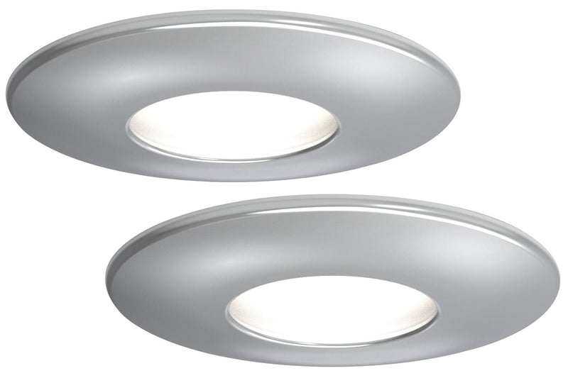 4lite WiZ Connected Fire-Rated IP65 GU10 Smart LED Downlight - Chrome