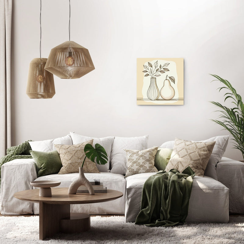 Pear and Vase Serenity Canvas