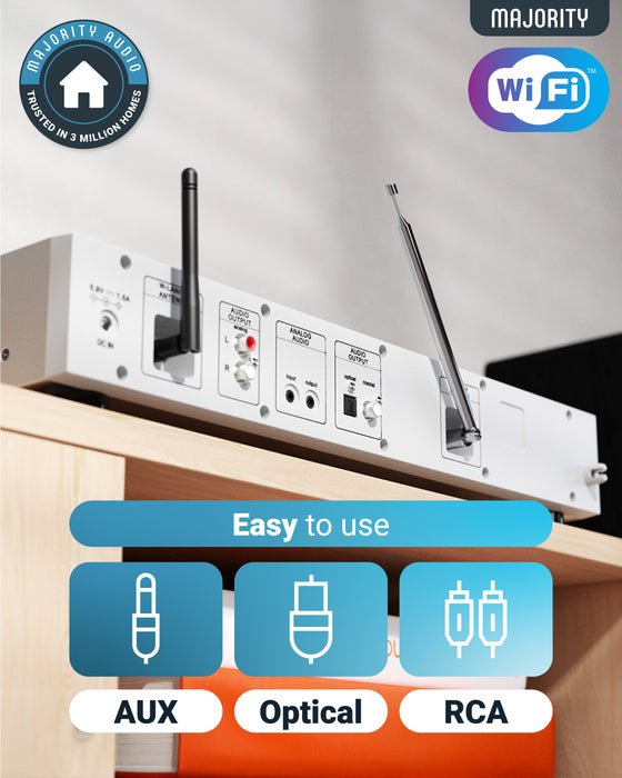 MAJORITY FITZWILLIAM 2 SILVER RADIO