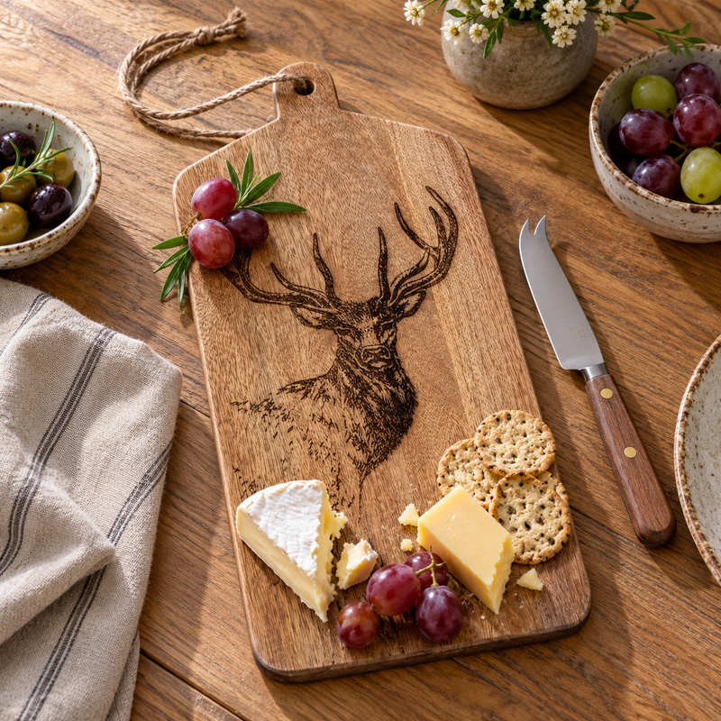 Mango Wood Cheese Board and Serving Platter