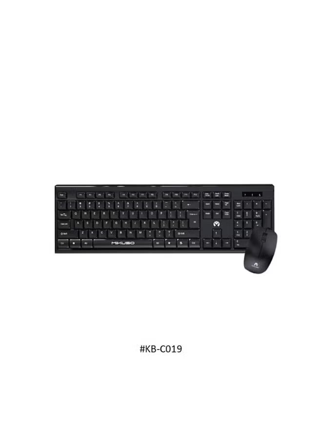 Mikuso KB-C019 Keyboard & Mouse Wireless Combo