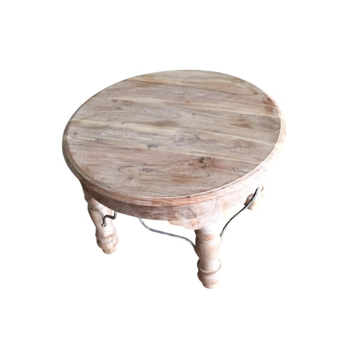 60CM WOODEN ROUND TABLE
