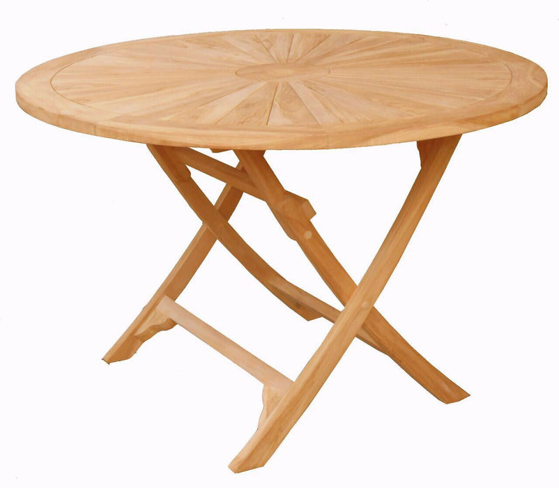 KD 120CM SUN ROUND FOLDING TABLE
